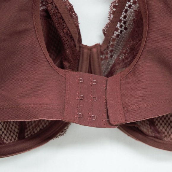 Elomi Charley Side Support Plunge Bra - Aubergine - Picture 3 of 5